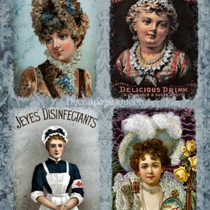 Vintage Ads | Decoupage Queen | A3