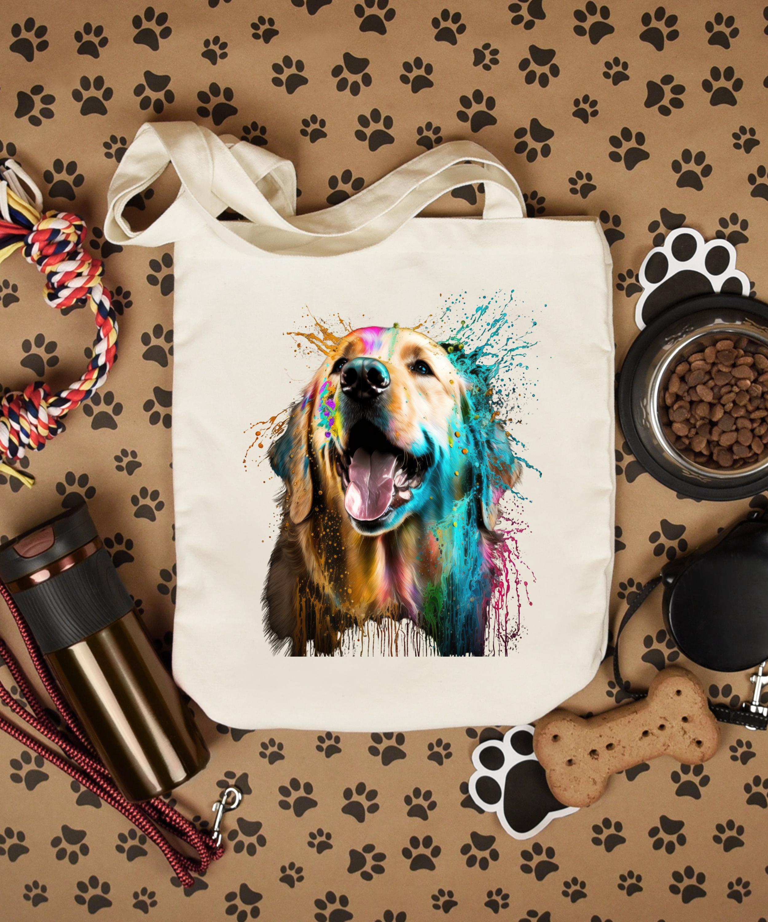 ゴールデンレトリバー犬 両面トートバッグ - Etsy 日本