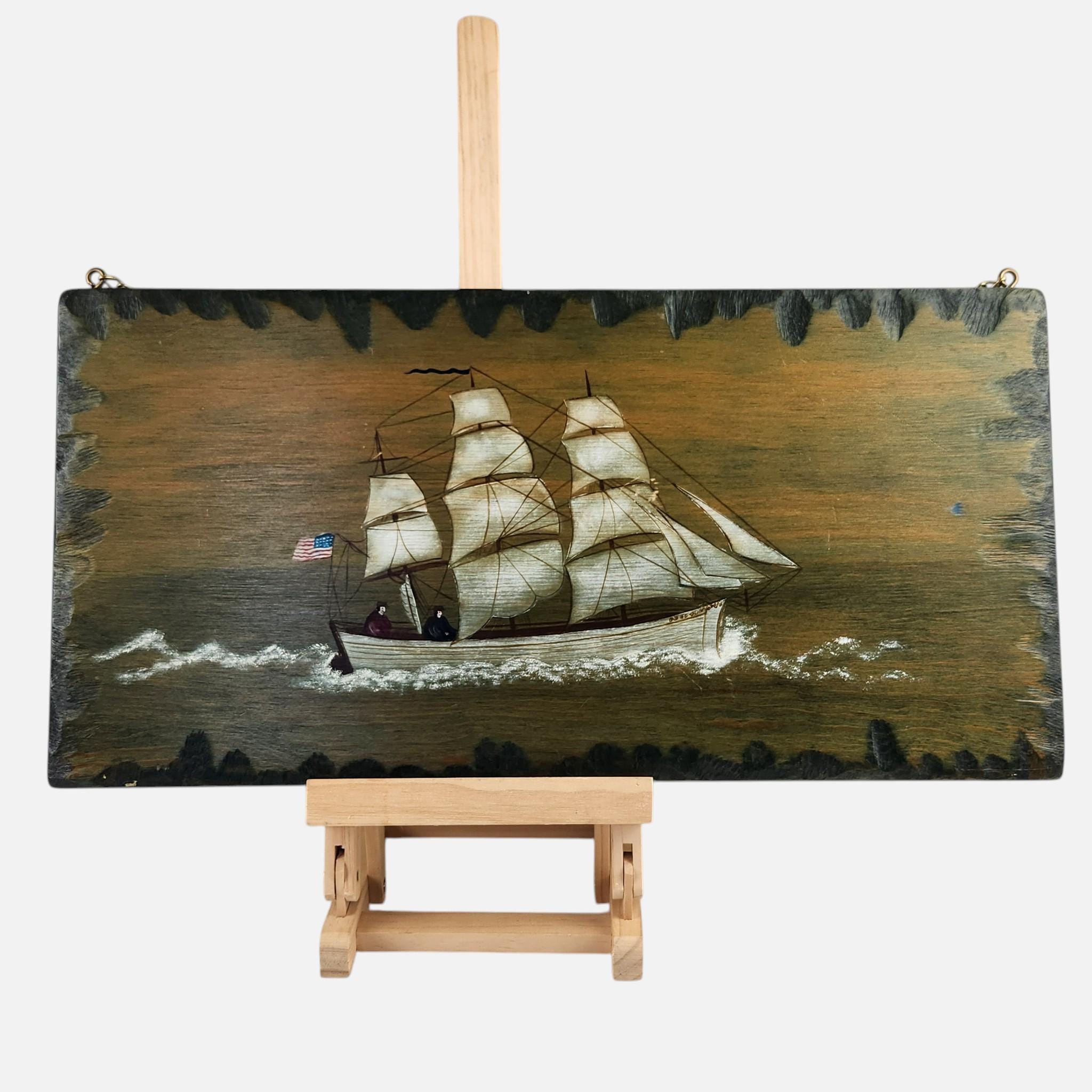 60s Ship Painting - Etsy