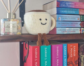Crochet Coffee Cup Amigurumi Pattern: Beginner Friendly Kawaii Plush (PDF)
