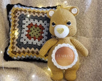 Fearless Era Crochet Bear: Taylor Swift Inspired Plushie