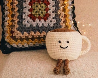 Amigurumipatroon gehaakt koffiekopje: kawaii pluche voor beginners (pdf)