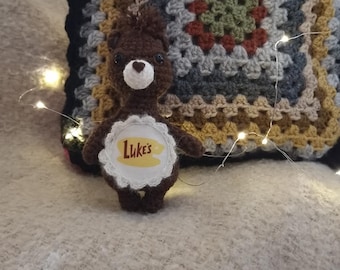 Gilmore Girls Luke's Diner Teddy: Handmade Plush Collector's Gift
