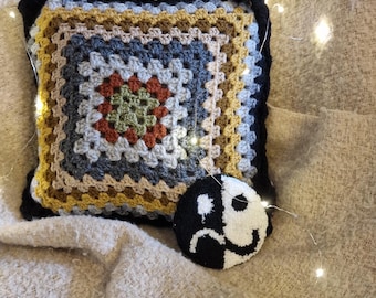 Handmade Fall Out Boy Coaster: Emo Mug Rug, Pete Wentz Inspired