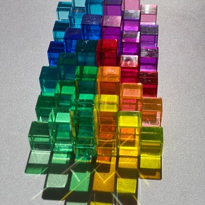 Lucite blocks, Acrylic high transparent rectangle, Lucite transparent, gem blocks, lucite mountain, acrylic blocks, acrylic steps, acrylic image 3