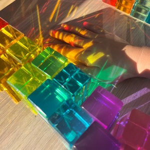 Lucite blocks, Acrylic high transparent rectangle, Lucite transparent, gem blocks, lucite mountain, acrylic blocks, acrylic steps, acrylic image 7