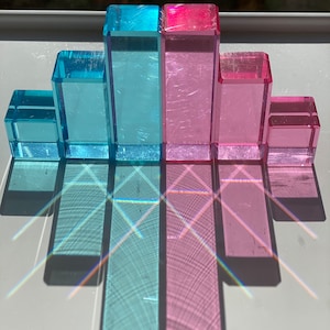 Lucite blocks, Acrylic high transparent rectangle, Lucite transparent, gem blocks, lucite mountain, acrylic blocks, acrylic steps, acrylic image 4