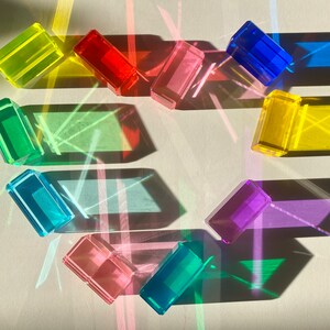 Lucite blocks, Acrylic high transparent rectangle, Lucite transparent, gem blocks, lucite mountain, acrylic blocks, acrylic steps, acrylic image 6