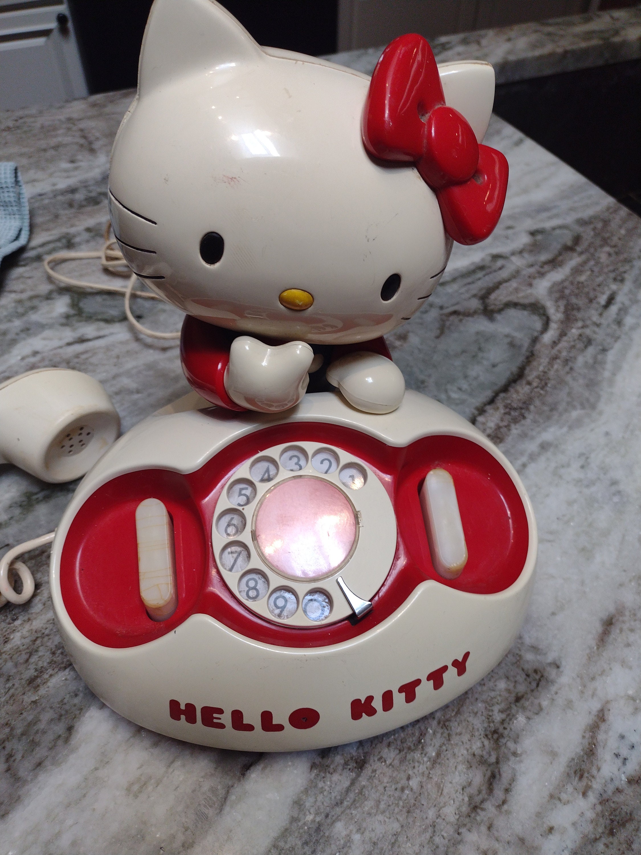 Vintage Hello Kitty Rotary Phone Etsy