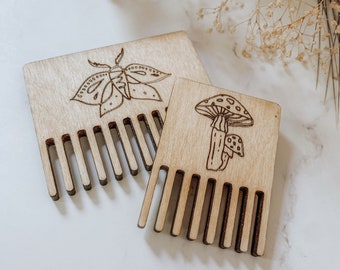 Handmade Birch Wood Weaving Comb Set | Macrame Tool