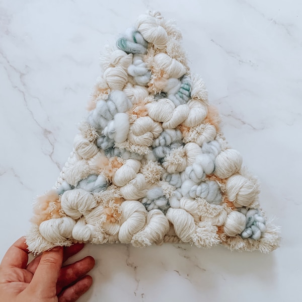 Triangle Wall Hanging Woven Etsy