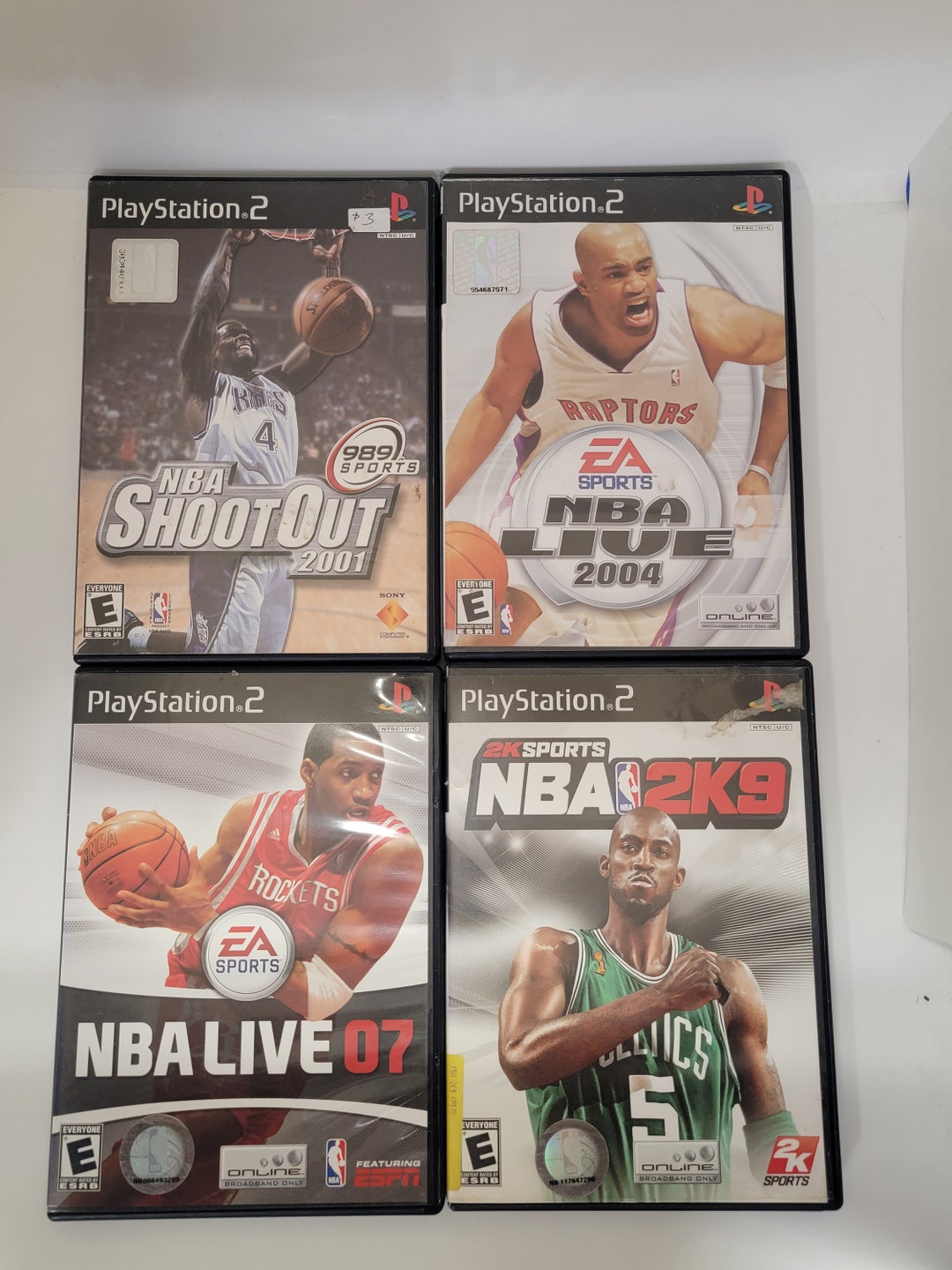 4game Pack___nba Basketball Playstation 2 Game PS2 Tested Etsy