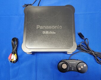Panasonic 3DO Console with 1 Controller and AV Cords Works and Looks Great New OEM Save Battery. USA/Canada Region