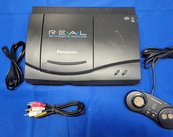 Panasonic 3DO Console with Controller and AV/Power Cords Works and Looks Great NEW Save Battery USA/Canada Region