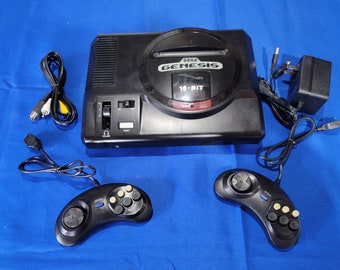 Sega Genesis Model w/ 2 Controllers