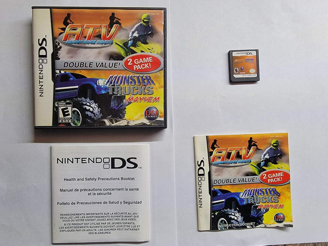 Nintendo DS Video Game 2 in 1 ATV Thunder Ridge Runners & - Etsy