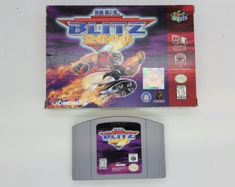 NFL Football Blitz 2000 N64 Nintendo 64 Works Great