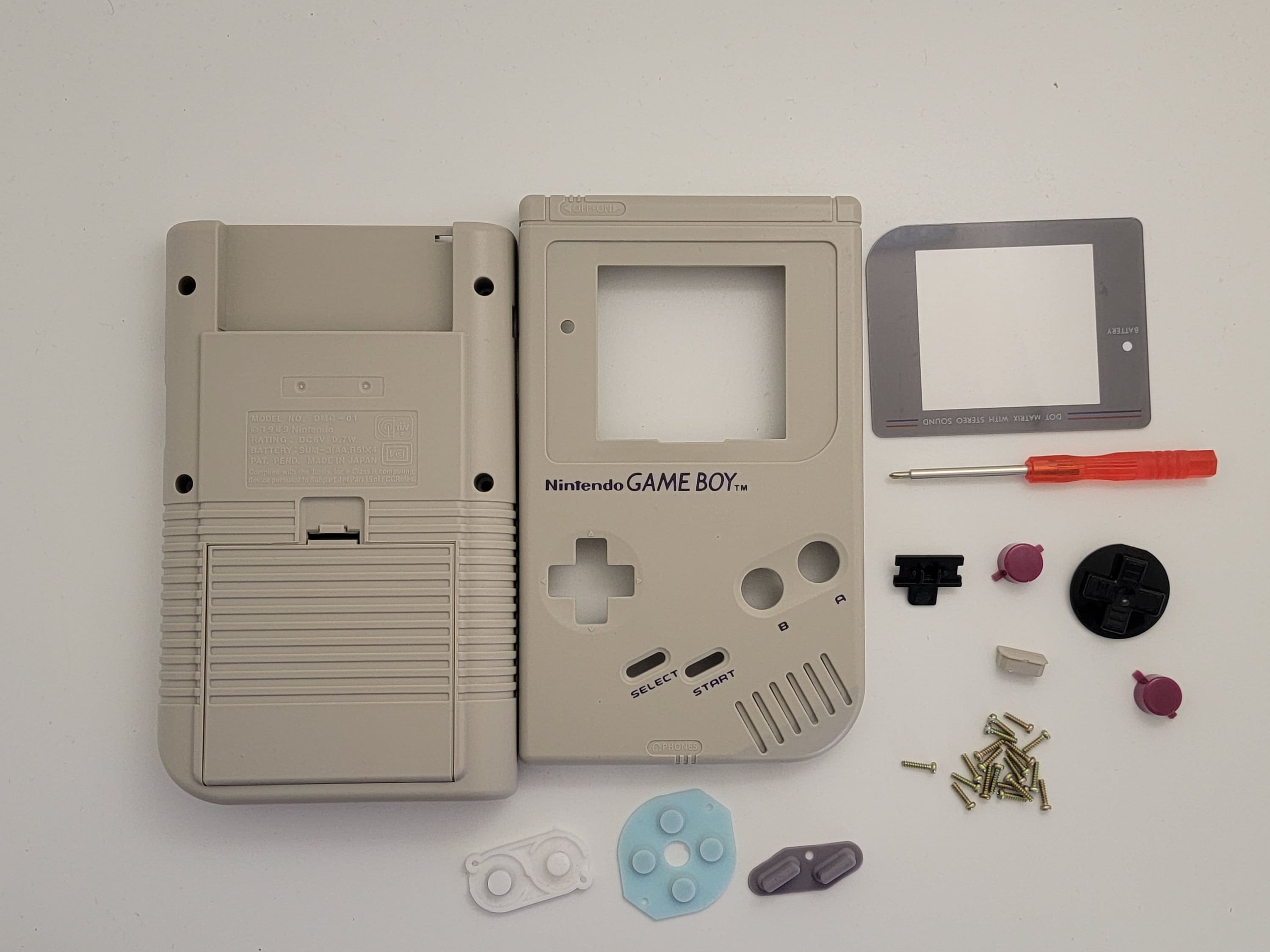New Nintendo Game Boy Original DMG Shell Kit