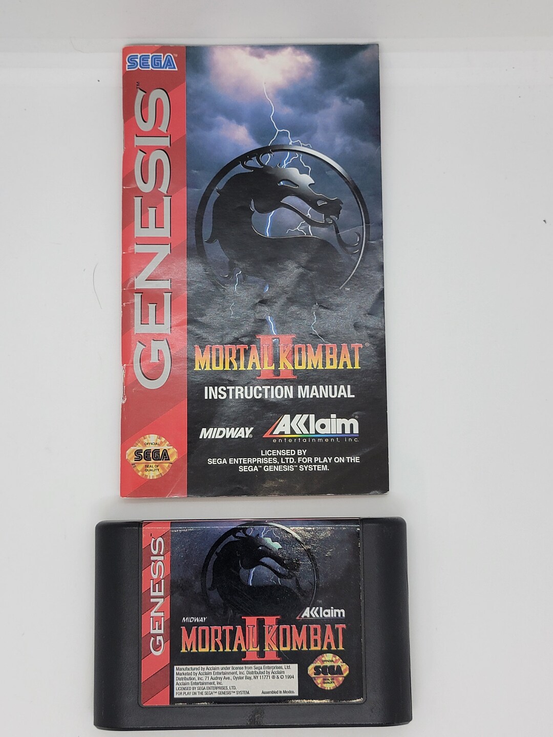 Mortal Kombat 2 Sega Genesis - Etsy