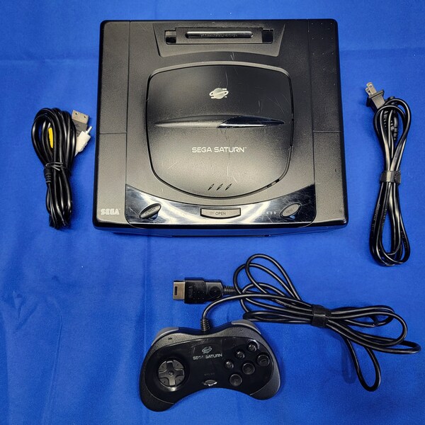 Sega Saturn Console, Controllers and Cables Tested 30-Day Warranty