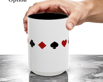 Mug cadeau pour joueur de bridge Life Master, gobelet de costume de carte personnalisé pour les joueurs de bridge en double