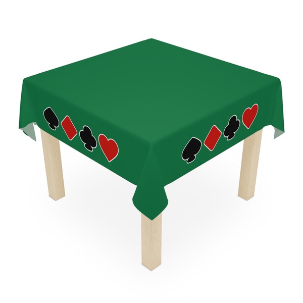 Card Game Tablecloth Etsy