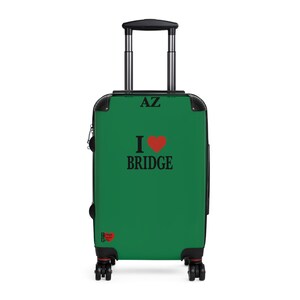 Mala personalizada para amantes da ponte - Mala de viagem com monograma personalizado S/M/L
