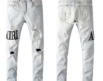 Fashionable New Light Color Men's Jeans - Etsy Denmark