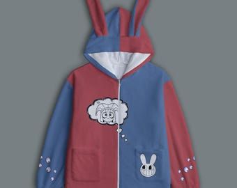 Jax and Pomni Cosplay Kawaii Hoodie: Inspired Pastel Anime Streetwear