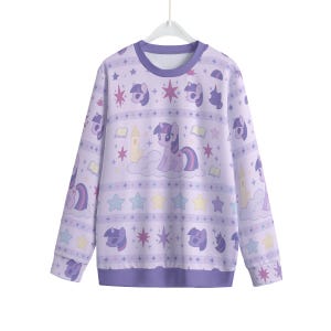 MLP Twilight Sparkle Sweatshirt – Pony Cute Cosplay Kawaii  Sweatshirt Gift for Fans