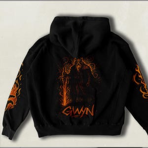Gwyn, Lord of Cinder Unisex Oversize Hoodie Dark Souls Sweat