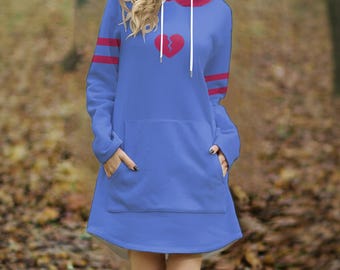 Frisk Cosplay Kawaii Hoodie: Inspired Pastel Anime Streetwear