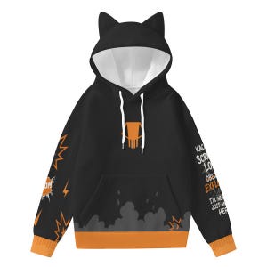 Boom Unisex Hoodie – Cute Anime Streetwear – Kawaii Edgy Cosplay Gift