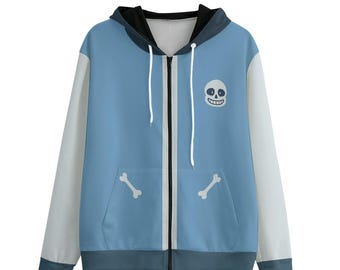 Sans Kawaii Hoodie: Inspired Pastel Anime Streetwear
