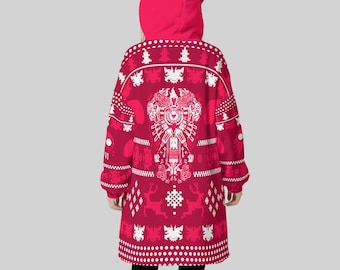 Vi Oversized Ugly Hoodie Blanket: Kawaii Anime Arcane  Cosplay - Unisex Streetwear Gift