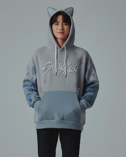 Wolf Chan Cat Ear Hoodie: Kpop Stray Kids SKZOO Sweatshirt Best
