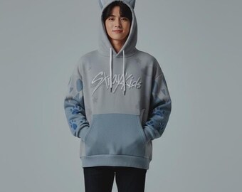 Wolf Chan Cat Ear Hoodie: Kpop Stray Kids SKZOO Sweatshirt Best