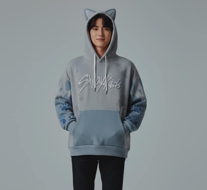 Wolf Chan Cat Ear Hoodie: Kpop Stray Kids SKZOO Sweatshirt Best