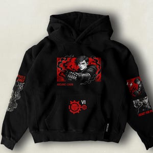 Arcane Vi Hoodie Limited Game Unisex Oversize Sweatshirts