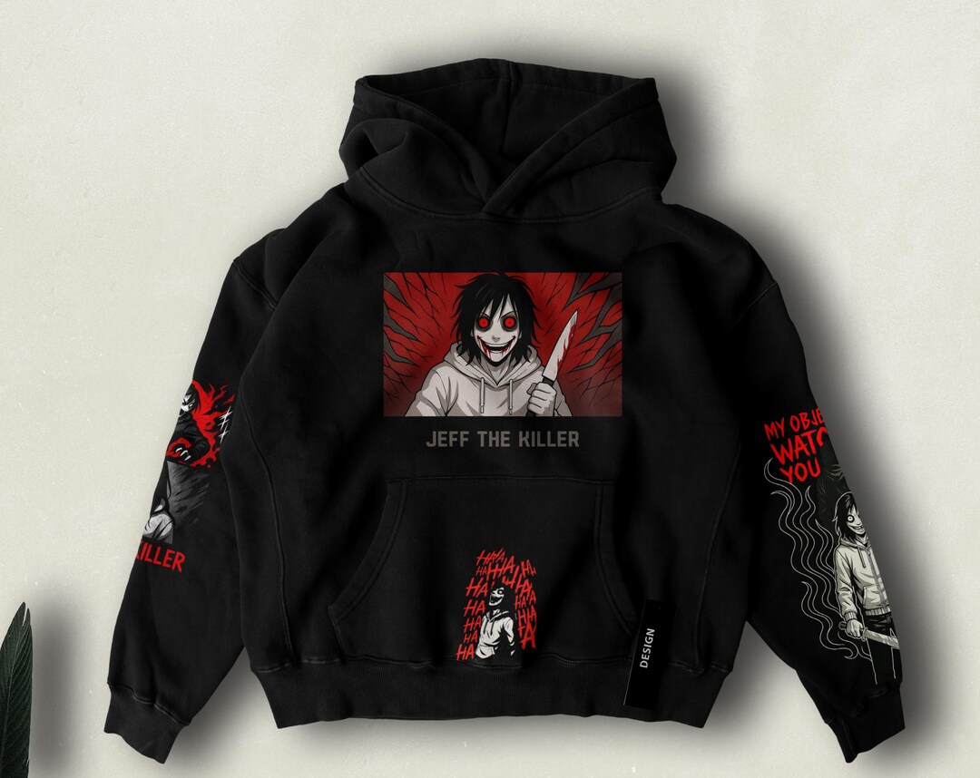 Jeff the Killer Hoodie – Creepypasta Horror Hoodie Unisex – Scary