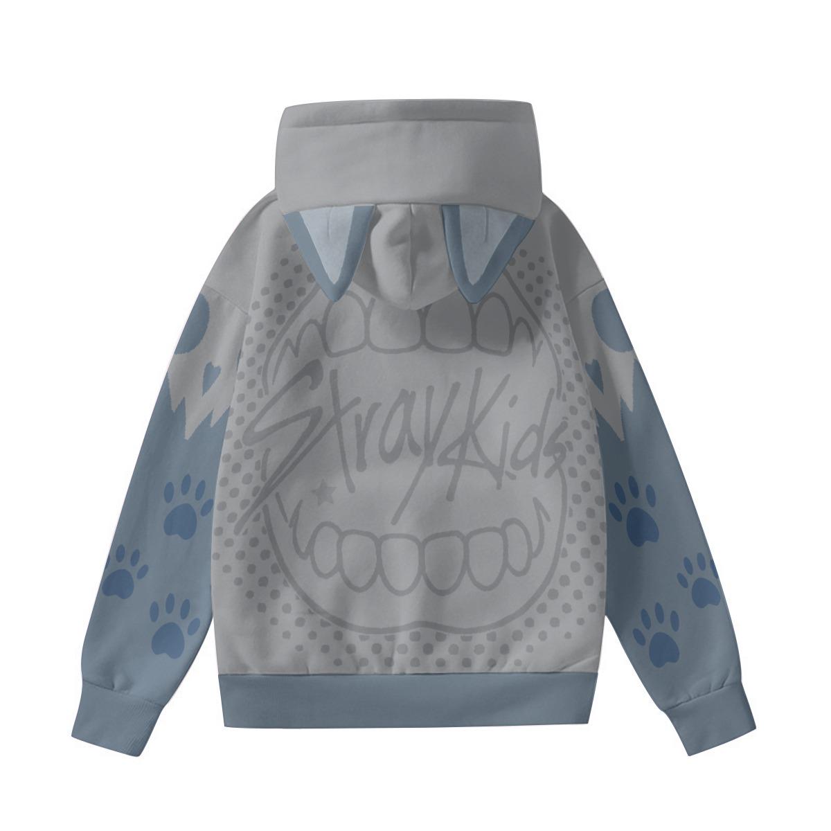 Wolf Chan Cat Ear Hoodie: Kpop Stray Kids SKZOO Sweatshirt Best