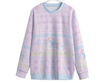 Rainbow Dash Sweatshirt: Pony Cosplay Kawaii Pullover