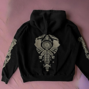 Felpa con cappuccio Vi Tattoo Limited Game Unisex Oversize