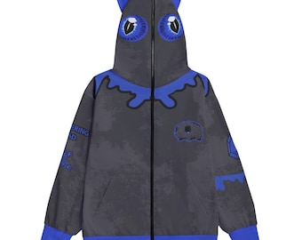 Blubbering Toad Cosplay Hoodie: Pastel Anime Streetwear with Ears