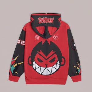 Sudadera con capucha LMK Monkie Kid: adorable sudadera unisex de cosplay de macaco, ropa de calle de anime para fans, regalo gótico pastel, jersey inspirado, el mejor regalo.
