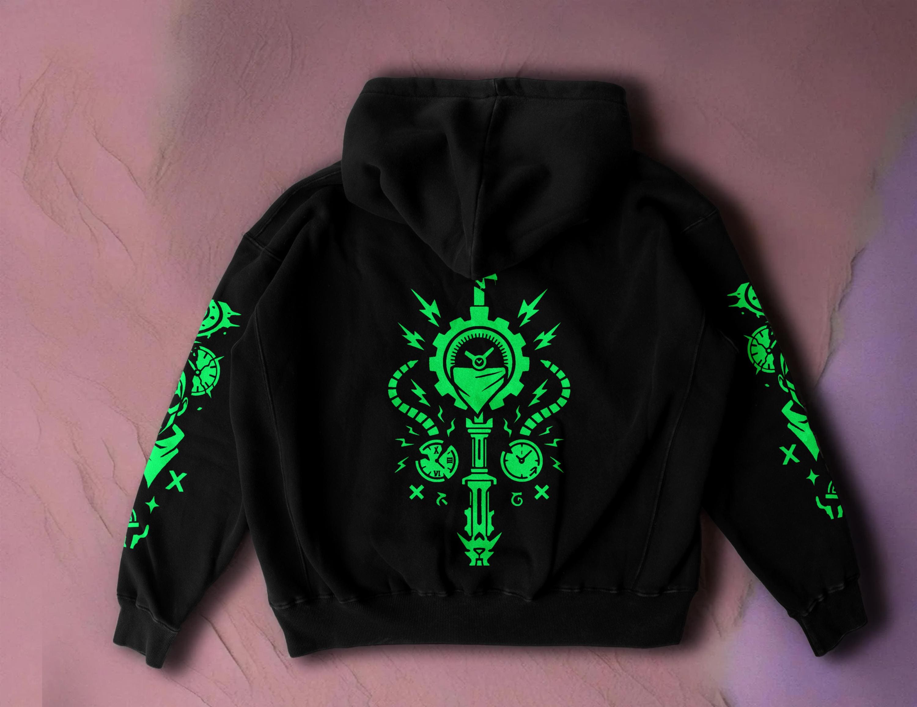 Ekko Tattoo Hoodie Limited Game Unisex Oversize Sweatshirts