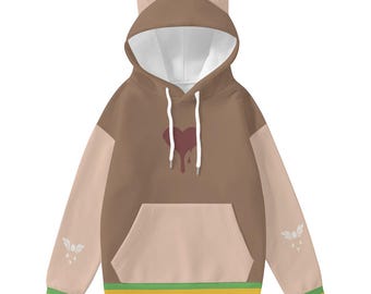 Chara Kawaii Hoodie: Inspired Pastel Anime Streetwear