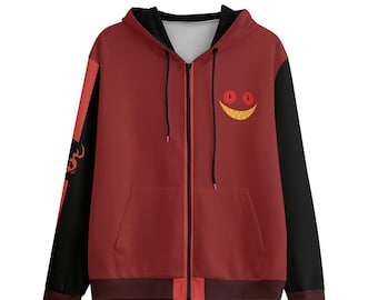 Alastor Hoodie: Gothic Anime Hazbin Hotel Cosplay - Unisex Kawaii Streetwear Best Gift