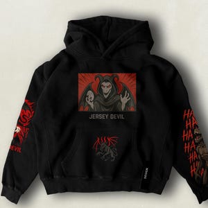 Jersey Devil Hoodie Unisex Oversize