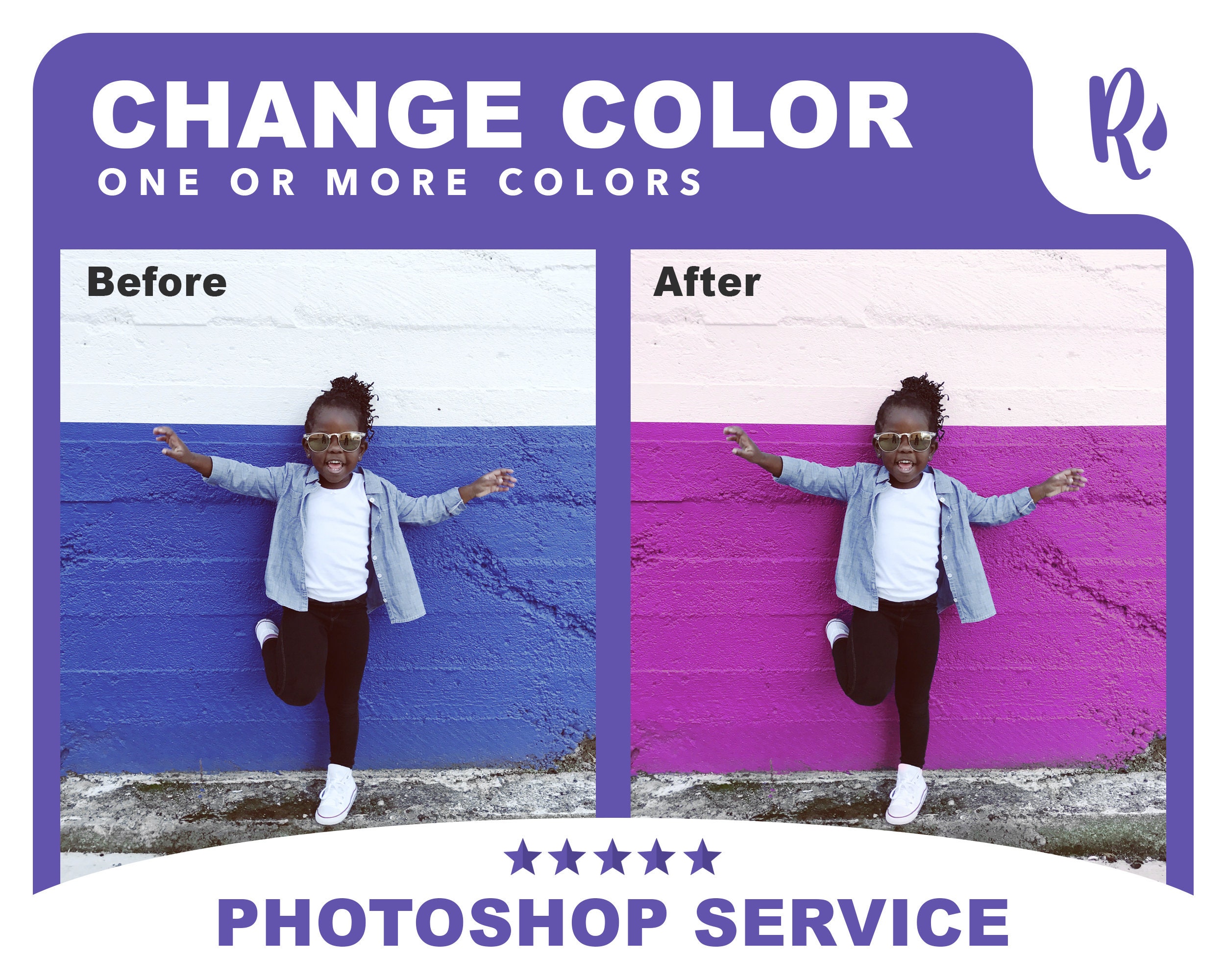 Color Change Color Swap Family Photo Wedding Baptism Etsy